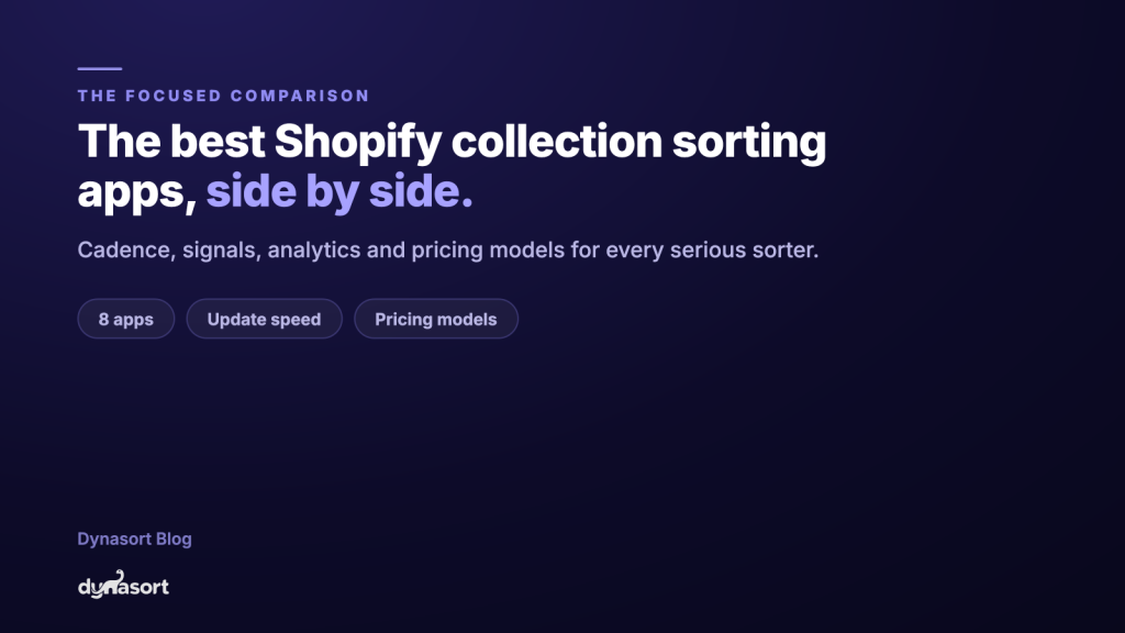 The 8 Best Shopify Collection Sorting Apps in 2026, Compared