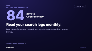 Read your search logs monthly: free voice-of-customer research and a product roadmap written by your buyers.